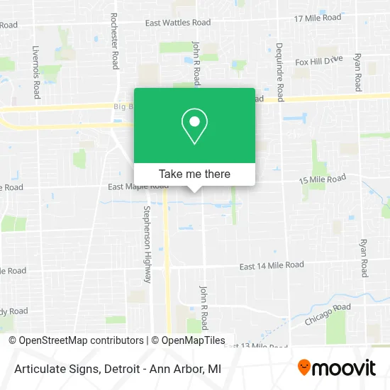 Articulate Signs map
