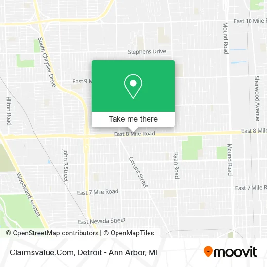 Claimsvalue.Com map
