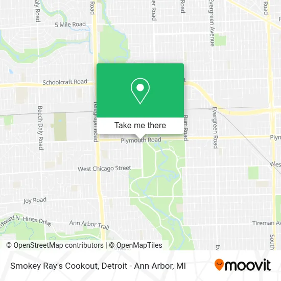 Smokey Ray's Cookout map