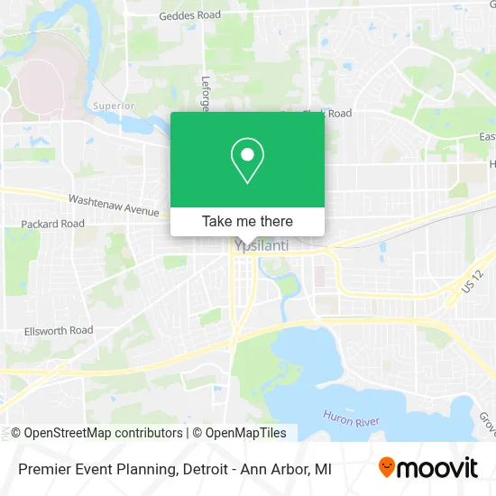 Premier Event Planning map