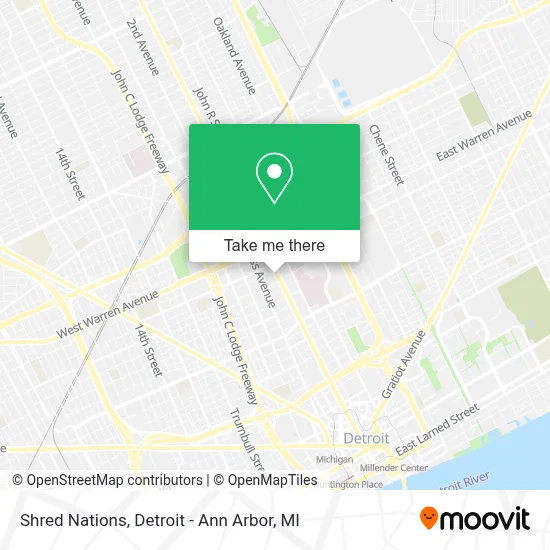 Shred Nations map