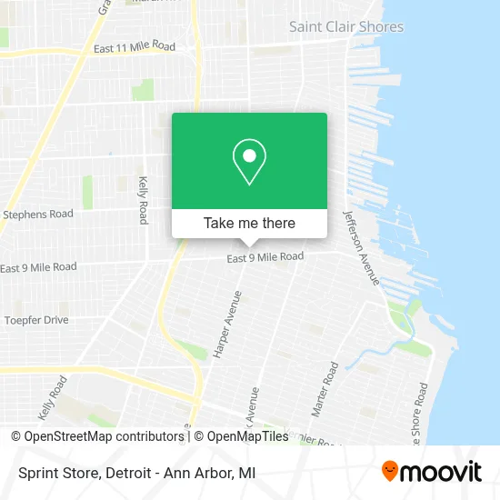 Sprint Store map