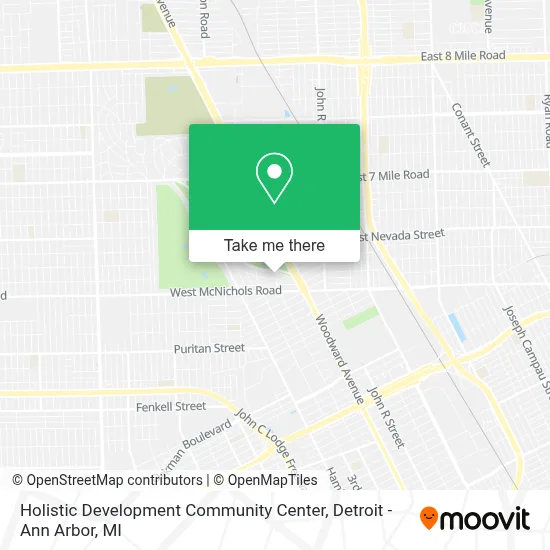 Holistic Development Community Center map