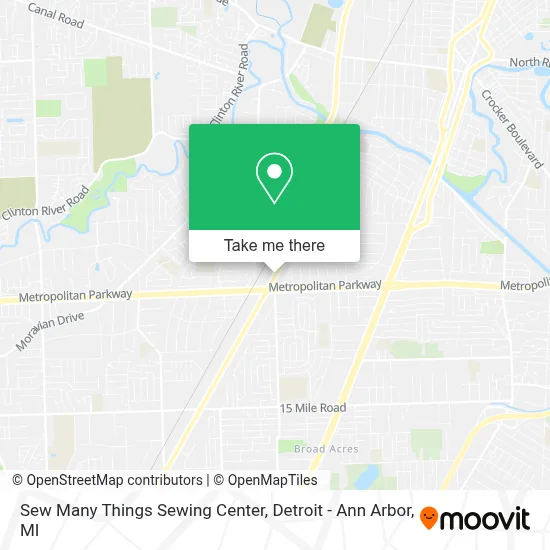 Sew Many Things Sewing Center map