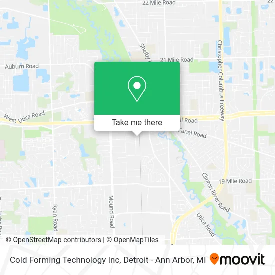 Cold Forming Technology Inc map