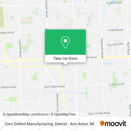 Zero Defect Manufacturing map