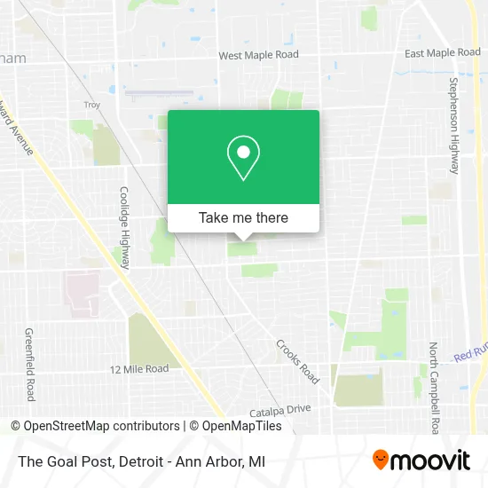 The Goal Post map