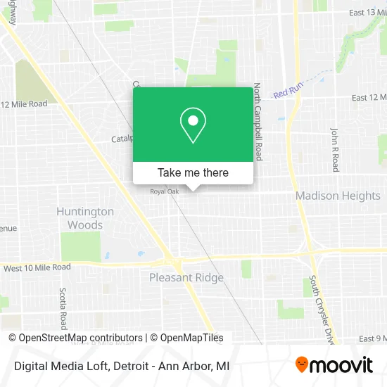 Digital Media Loft map