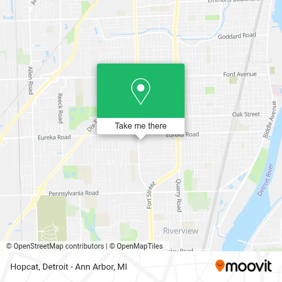 Hopcat map