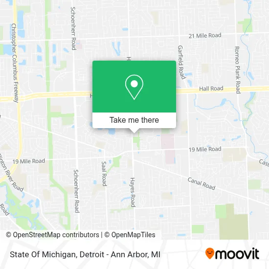 State Of Michigan map