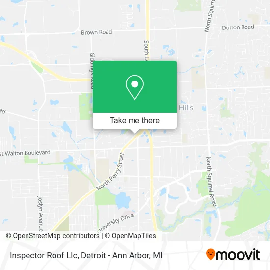 Inspector Roof Llc map