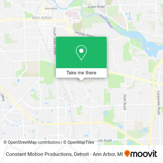 Constant Motion Productions map