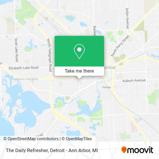 The Daily Refresher map