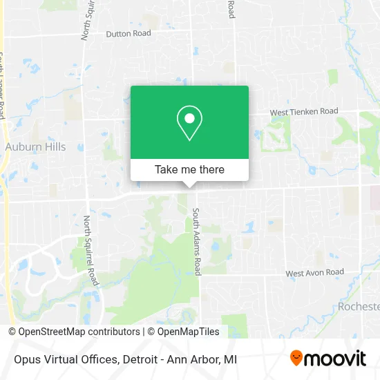 Opus Virtual Offices map