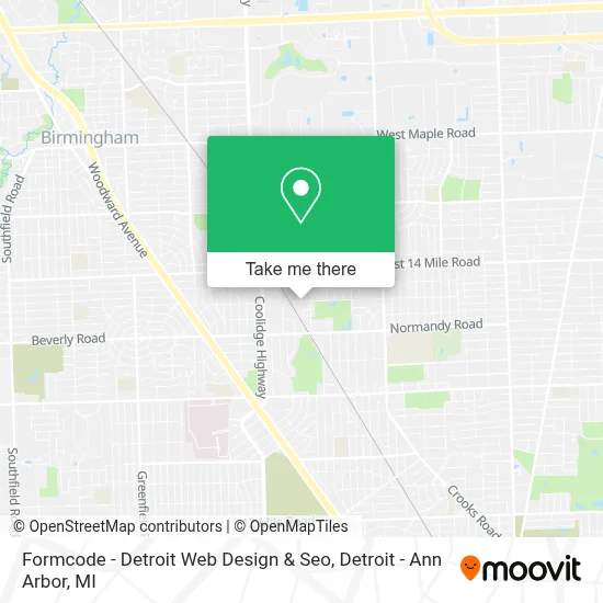 Formcode - Detroit Web Design & Seo map