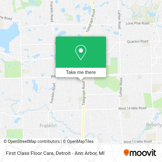 First Class Floor Care map