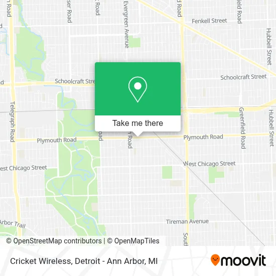 Cricket Wireless map