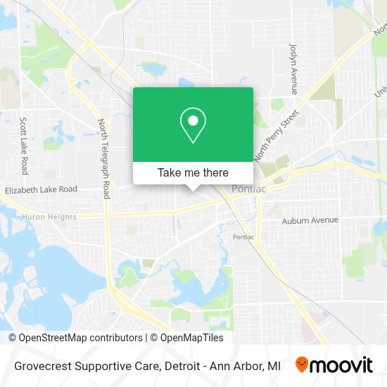 Grovecrest Supportive Care map