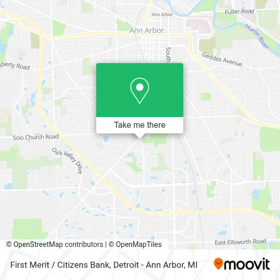 First Merit / Citizens Bank map
