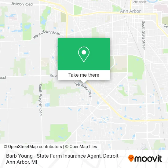 Barb Young - State Farm Insurance Agent map