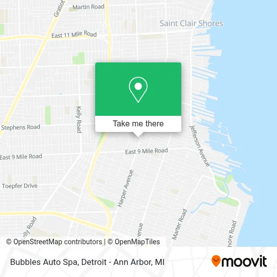Bubbles Auto Spa map