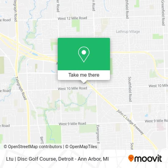 Ltu | Disc Golf Course map