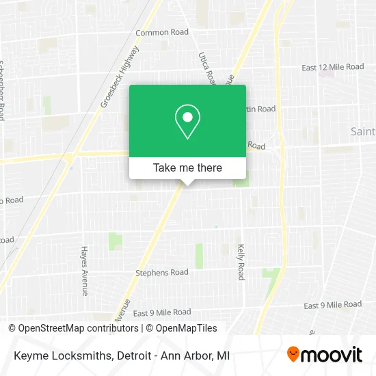 Keyme Locksmiths map