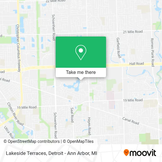 Lakeside Terraces map