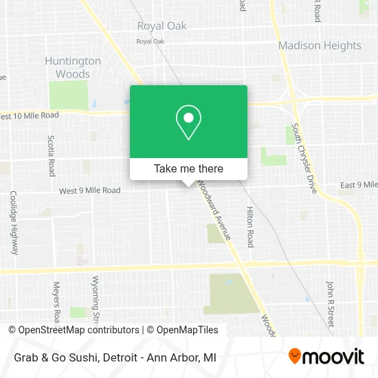 Grab & Go Sushi map