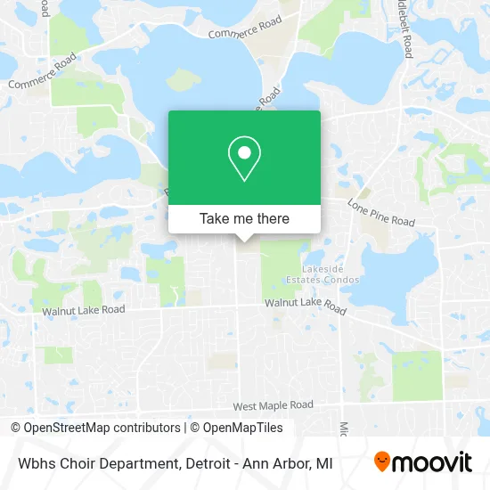 Wbhs Choir Department map
