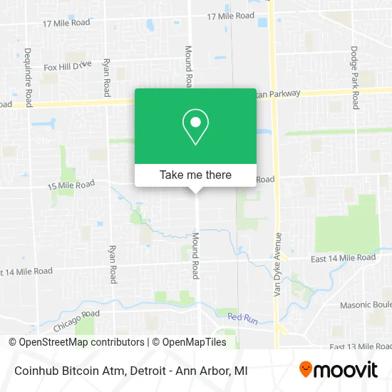 Coinhub Bitcoin Atm map
