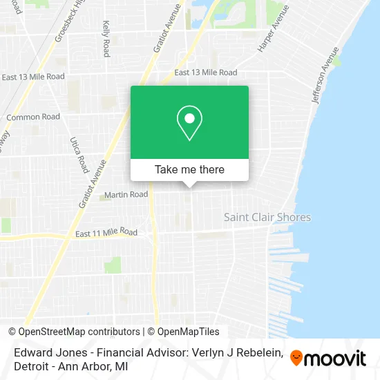 Edward Jones - Financial Advisor: Verlyn J Rebelein map
