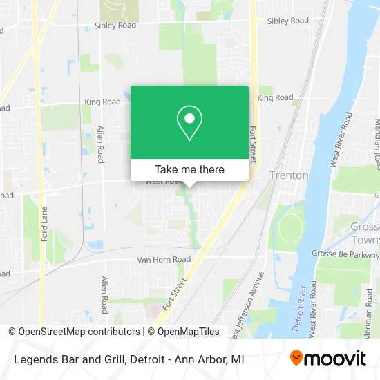 Legends Bar And Grill map