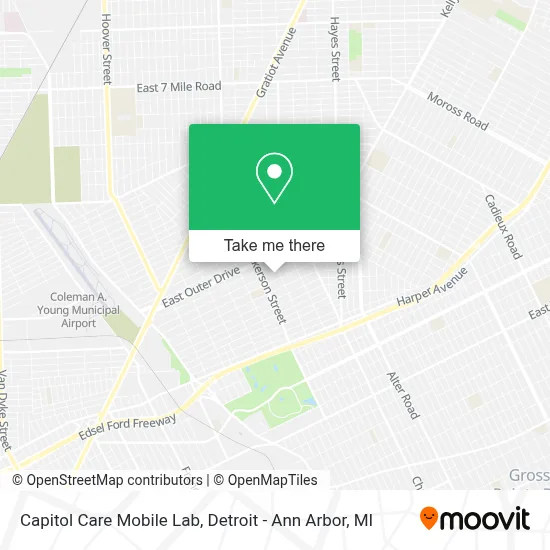Capitol Care Mobile Lab map
