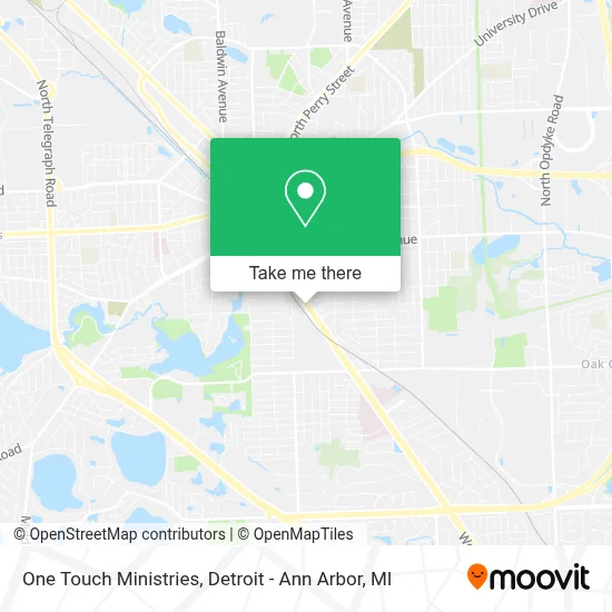 One Touch Ministries map