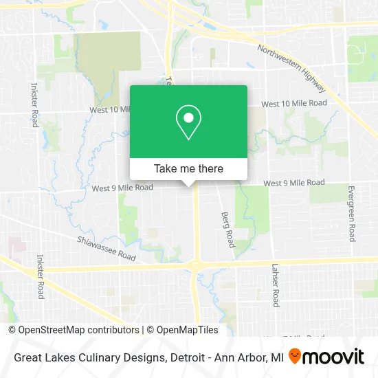 Great Lakes Culinary Designs map