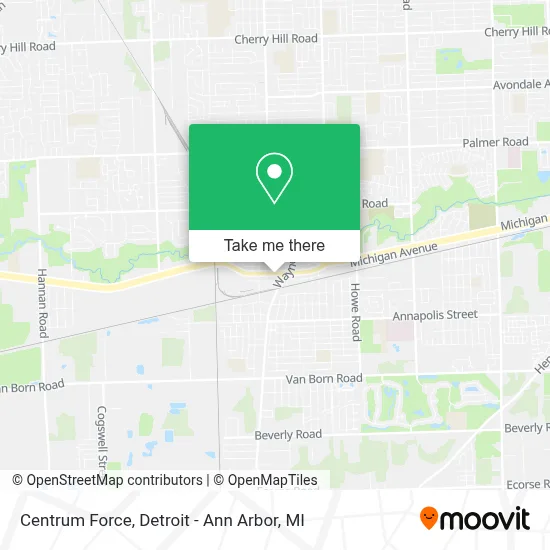 Centrum Force map