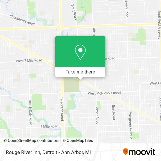 Rouge River Inn map