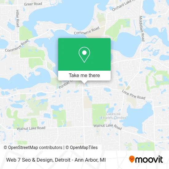 Web 7 Seo & Design map