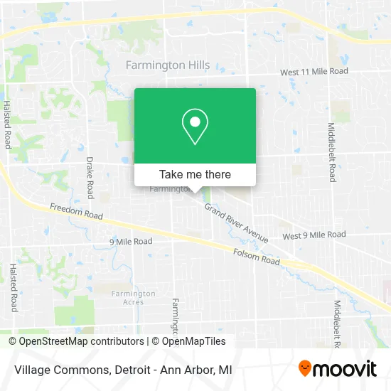 Village Commons map