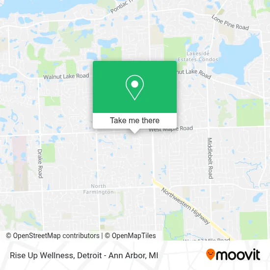 Rise Up Wellness map
