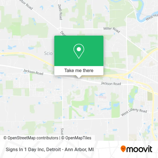 Signs In 1 Day Inc map