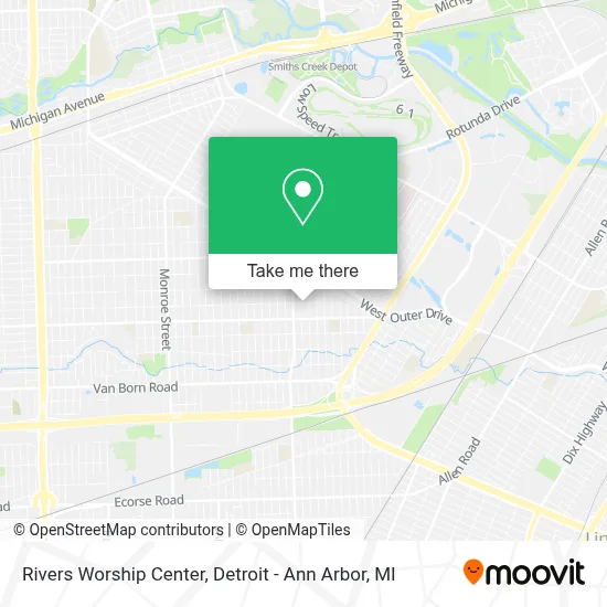 Rivers Worship Center map