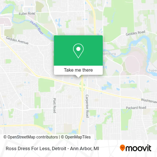 Ross Dress For Less map