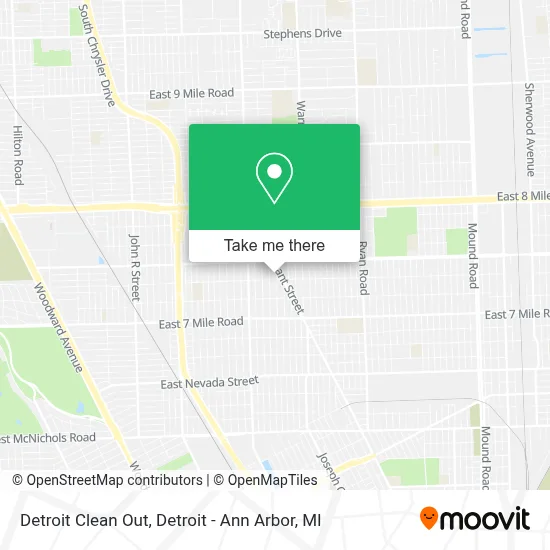 Detroit Clean Out map
