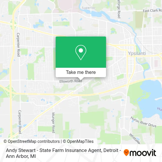 Andy Stewart - State Farm Insurance Agent map