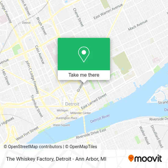 The Whiskey Factory map