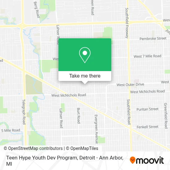 Teen Hype Youth Dev Program map