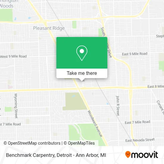 Benchmark Carpentry map