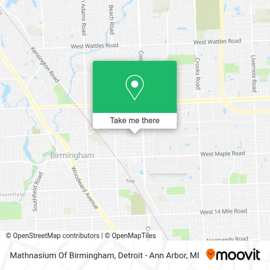 Mathnasium Of Birmingham map